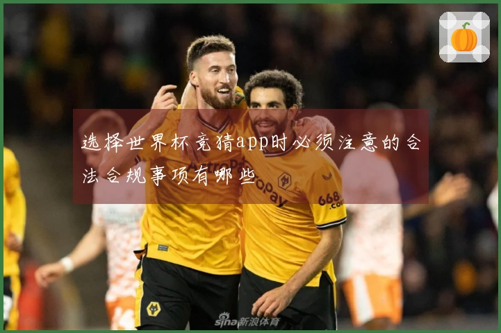 选择世界杯竞猜app时必须注意的合法合规事项有哪些